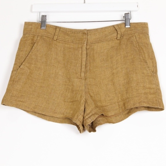 Tibi New York Linen Shorts - Picture 1 of 6
